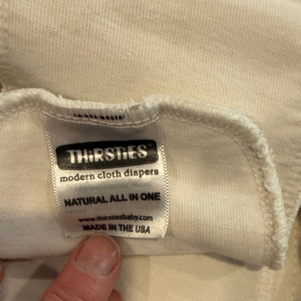 Thirsties NAIO (Natural All in One) diaper in Palm Paradise - Picture 2 of 4